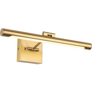 Joosenhouse LED Picture Light Fixtures 16.53" Inches Long Modern Gold Wall Lamps with Rotatable Lighting Tube Picture Frame Lights for Paintings 9W(50W Eqv.) Hardwired Connection 3000K