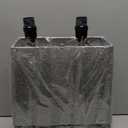 Rinweey Touch Control Table Lamps Set of 2, Modern Silver Bedside Lamps with USB A+C Ports & AC Outlet, 3 Way Dimmable Contemporary Nightstand Lamps for Bedroom Living Room(LED Bulb Included)