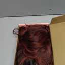 Burgundy Ombre 26 Inch HD Lace Front Wigs for White Women Black Women - Pre Plucked Body Wave Synthetic Wig with Tiny Knots 136 Pre Layered Natural Hairline Glueless Wigs Wear and Go
