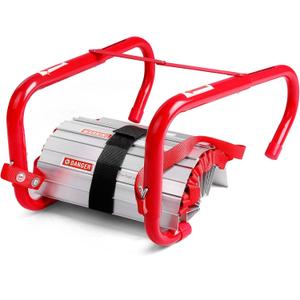 2 Story Fire Escape Ladder, Safety Ladder with Anti-Slip Rungs, Portable Emergency Escape Ladder (15 Feet)