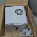 DUMOS Countertop Ice Maker, Portable 1.5L Ice Machine with Self-Cleaning, 26.5lbs/24H Fast Ice Making, 9 Bullet Ice Cubes in 6 Mins, 2 Size Options, Quiet Compact Ice Maker, Bright White