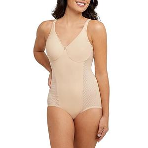 Bali womens Shaper With Cool Comfort Df1009 shapewear bodysuits, Soft Taupe, 36D US