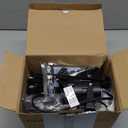 SUNVIE 12W Low Voltage LED Landscape Lights with Connectors, Outdoor 12V Super Warm White (900LM) Waterproof Garden Pathway Lights Wall Tree Flag Spotlights with Spike Stand (10 Pack with Connector)