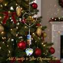 House Warming Gifts New Home, Housewarming Gifts New Home Gift Ideas for Women Friends Homeowners First Time Home Buyers, New Apartment Gift Home Decor, Crystal Heart Suncatcher Rainbow Maker Ornament