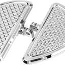 Chrome Passenger Footboards Motorcycle Rear Floorboards Male Mount Foot Pegs Fit for Harley Touring Street Glide Road Glide Softail Dyna Electra Glide Sportster