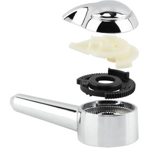 Lever Handle Replacement 10424 Single Lever Faucet Handles Compatible with De-lta 1700 Series Monitor Tub and Shower Faucets, 5 X 2 in Shower Handle Replacement, Chrome