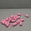 Geyoga 18 Pieces Sponge Hair Rollers Large Soft Foam Hair Styling Curlers Large Size Hairdressing Curlers for Women(Pink,1.6 x 2.8 Inches)