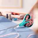 LIVINGO Scissors All Purpose Heavy Duty - 3 Pack 8.5 Blue Sharp Shears for Office Home and School Crafting Sewing Cutting Paper Fabric