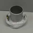 1 pc Aluminum cam lock fittings (4" part C) cam lock fittings cam & groove hose fittings, Female coupler Hose Tail with Camlock Gasket Assembled Inside (4'')