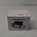 2500LM Solar Lights Outdoor with Motion Sensor, 3 Head 270° Wide Angle Street Area Lights, IP65 Waterproof Security Lighting with 3 Modes(Non-Remote, 2 Pcs)