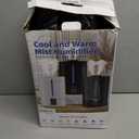 6L Humidifiers for Bedroom Large Room Home,Cool and Warm Humidifier for Baby and Plants Hot Mist Top Fill Desk Humidifiers Oil Diffuser,Quiet,Adjustable Mist,360Nozzle-Black(2026 Upgraded)