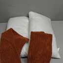 MIULEE Fall Rust Boho Decorative Throw Pillow Covers for Couch 20x12 Inch