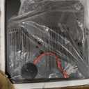 43lb Patio Umbrella Base Stand, Outdoor Square Concrete Stand Heavy Duty Market Umbrella Pole Holder, Black