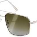 FEISEDY Vintage Polarized Aviator Sunglasses Men Women Classic American Gradient Lens UV400 Protection B0273