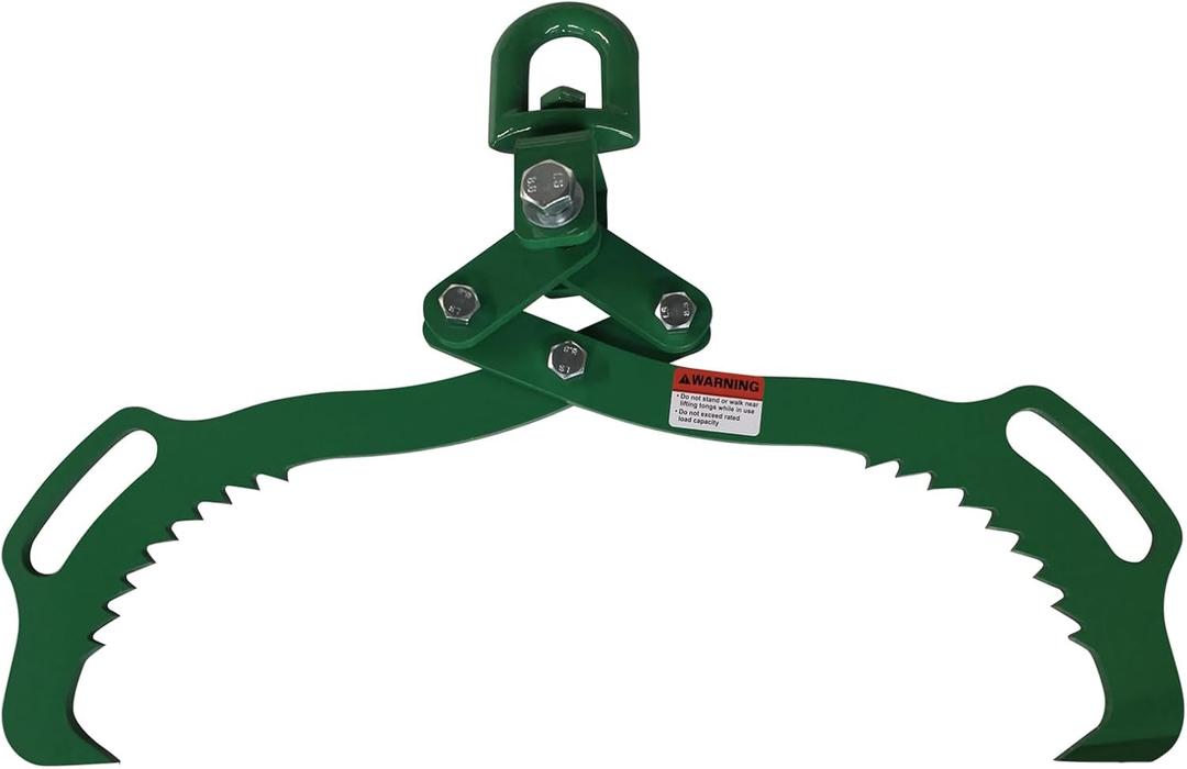 2 Serrated 18in Swivel Claw Hook,Log Lifting Tongs, Heavy Duty Grapple Timber Claw,Lumber Skidding,Log Lifting -18in