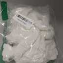 Oiomniv Muslin Baby Bibs, 6-Pack Bandana Drool Bibs Soft Cotton Adjustable Unisex Newborn, Toddler for Drooling Teething (White)