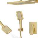 13" Rainfall Shower System with 3-Setting Handheld & Valve