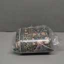 2x6 Washable Hallway Runner Rug: Vintage Floral Kitchen Rugs with Non-Slip Backing Low Pile Water Resistant Carpet for Living Room Bedroom Soft Floor Mat for Bathroom Laudry Dining Room (2x6,Green)