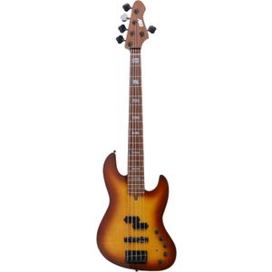 IYV-IPJB-500A Solid Body with Flame Maple Electric Jazz Bass, Natural
