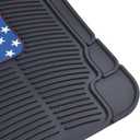 2 x BDK Warner Bros DC Comics Classic Wonder Woman Car Accessories Floor Mats - Universal Fit, No-Slip Grip, All Weather Heavy Duty Rubber Liners, 2-Piece Front Car Mats, 27 x 18