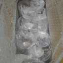 Ciaell 12 Pack Clear Plastic Wine Glasses - 10 Oz Disposable Wine Glasses with Stem for Parties & Weddings & Poolside & Outdoors & Camping