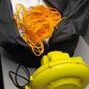 Bounce House Blower, 380W 0.51HP Powerful Inflatable Blower Portable Air Pump for Outdoor Inflatables, Bubble House, Jump Slides, Water Slide, Inflatable Castle