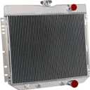 4 Row Aluminum Radiator Compatible With 1967-1969 1968 Ford Mustang,67-68 Mercury Cougar 4.7L 5.0L 20" Wide 67 68 69