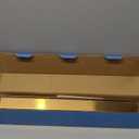 Linear Shower Drain, 24 inch Gold Drain with Tile Insert 2-in-1 Panel, Brushed 304 Stainless Steel Gold Shower Floor Drain, Linear Drain with Hair Strainer and Adjustable Feet
