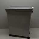 IRIS USA Dog Food Storage Container with Wheels, Airtight Lid, 2-Cup Scoop, Up to 40 Pounds Pet Food Storage, Built in Scoop Storage in Lid, Versatile Pet Food Bin, Portable, BPA Free, Gray/Dark Gray