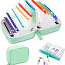 A8 Waterproof Pill Organizer Set, Twice-Daily Large Pill Organizer for Seven Days, Pill Storage with 14 Color-Coded Pouches, Reusable Travel Medicine Organizer