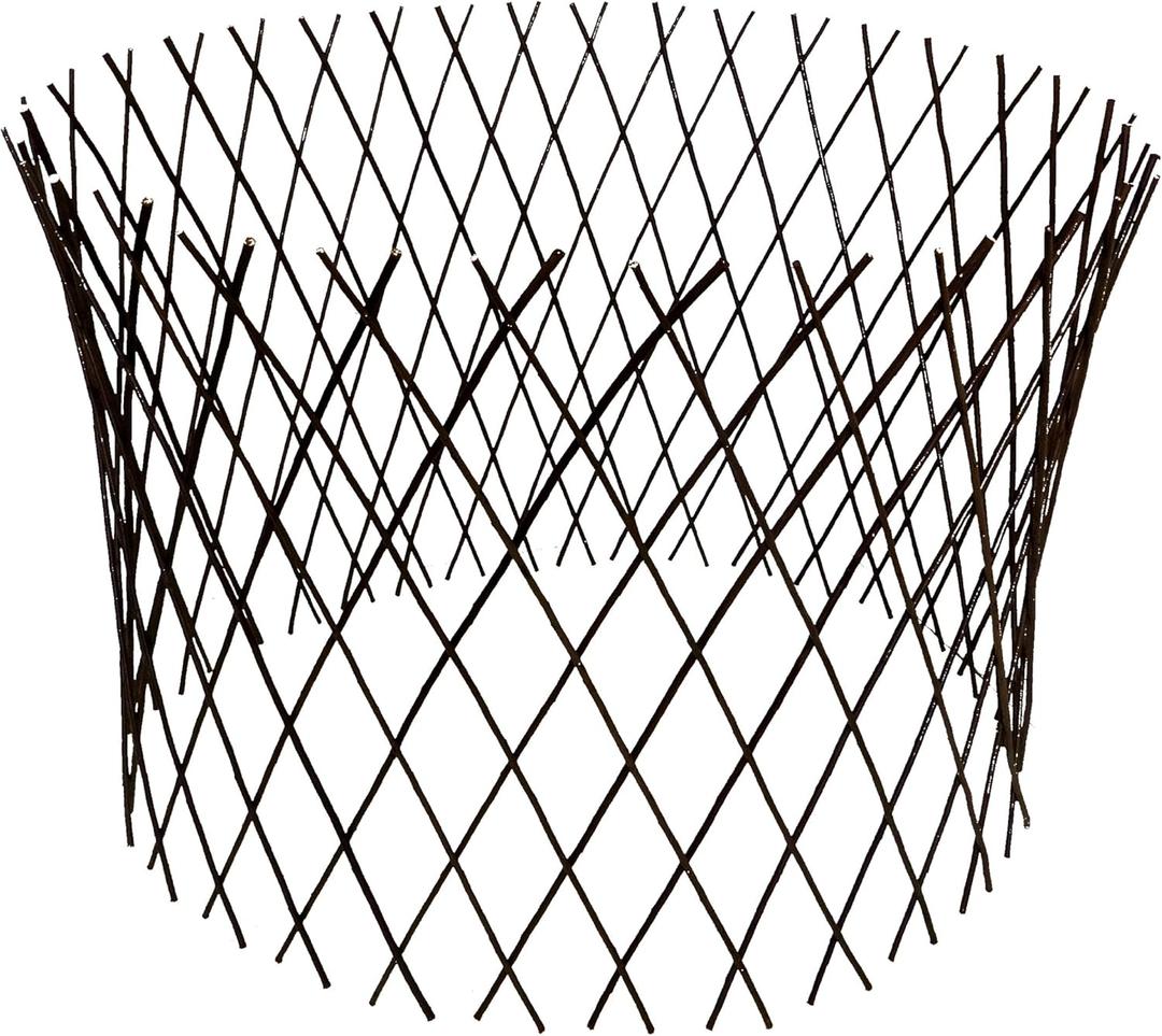 MGP Circular Willow Trellis Fence, 30" H x 60" Diameter