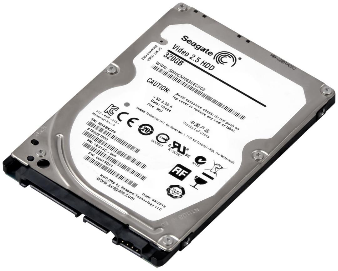 FESTPLATTE SEAGATE VIDEO 2.5 HDD ST320VT000 320GB 5.4K 16MB SATA II 2.5''