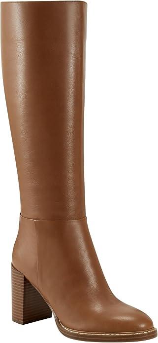 Marc Fisher Wide Calf Brown Knee High Boots 9W