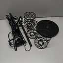 ROTTOGOON Dimmable Farmhouse Floor Lamp, Industrial Floor Lamp for Living Room with 3 X 6W LED Bulbs, 3 Light Rustic Standing Tall Lamp for Bedroom, Office, 68"