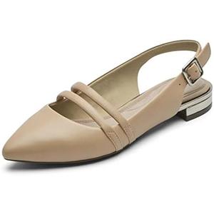 Rockport Women's Total Motion Adelyn Sling Ballet Flat, Nude, 5M