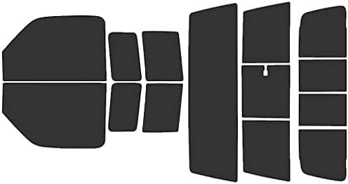 Rvinyl Window Tint Kit Compatible with Ford Ranger 1993-2011 - Black 20% - Single Ply No Bubble Film - Do it Yourself Vehicle Complete Precut Kit