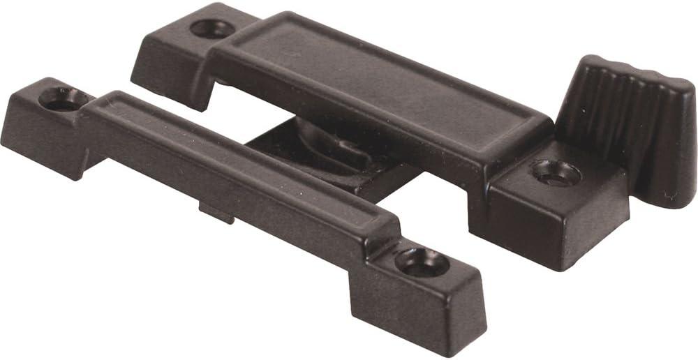 Prime-Line F 2532 Slim Line Sliding Window Sash Lock, 2-1/4 In. Hole Centers, Diecast Zinc, Black-Painted, (Single Pack)