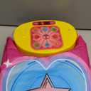 SUNLIN Dance Mat - Rhythm Step Play Mat - Dance Game Toy Pad with LED Lights, Gift for Kids Girls 3-12, Adjustable Volume, Built-in Music, 3 Challenge Levels (Pink)