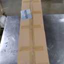 Meridian Furniture Casper Collection Modern | Contemporary Glass Top Coffee Table with Sturdy Stainless Steel and Acrylic Base, 36" W x 36" D x 16.5" H, Gold