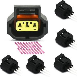 Pack of 6 PT2073, 57-5582, 5019952AA, PTC1187, S-2087 3.7 3.9 4.7 Ignition Coil Pack Connector Fit for Jeep Commander Grand Cherokee Liberty Fit for Dodge Fit for Ram 1500 Dakota 1999-2008