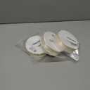 3 x ATRBB Ivory Ribbon 1 Inch x 50 Yards, Single Face Polyester Satin Ribbon for Gift Wrapping, Handmade Roses, Christmas, Wedding, Birthday Party Decorations