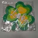 St. Patrick's Day Decoration Welcome Hanging Shamrock Door Wreath for Front Door Sign Wall Signs Shamrock Clover Spring Decor Irish Sign for Home Decor Party Outdoor Indoor Wooden 12 inch