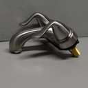 Glacier Bay Constructor 4 in. Centerset 2-Handle Low-Arc Bathroom Faucet in Brushed Nickel