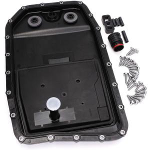 6HP26 Auto Transmission Oil Pan w/Gasket Bolt O-ring Adaptor 24117571227 24152333903 Compatible With BM-W Lan-d Rover 745Li X5