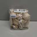 Christmas Ball Ornaments Shatterproof Plastic Tree Ornaments 24 PCS Shaped Styles Xmas Tree Holiday Decor, Champagne