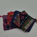 Indian Ethnic Pillow Covers Throw Cover for Couch Western Arabian Decor Set of 5 Colorful Cushion Boho Holiday Sofa Stuff Large Indie Bohemian Mandala Decoration Set of 5 (16"X16")