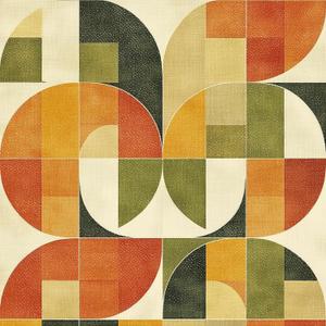HOMETITUTE 10-Pack Peel and Stick Vinyl Floor Tiles, 12x12 Inch Retro Abstract Geometric Removable Self Adhesive Flooring Stickers, Covers 10 Sq. Ft, Ideal for Kitchen, Entryway, Living Room Decor