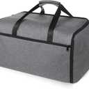Board Game Storage Bag, Portable Board Game Organizer and Storage with Cover for Office Supplies, Puzzles, Building Blocks, Craft Product, Collapsible Board Games Storage Containers