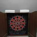 Electronic Dart Board LED Electric Digital Scoreboard Dart Boards for Adults with MDF Cabinet, up to 8 Players, 34 Games,355 Variations - 12 Soft Tip Darts & 100 Replacement tips - Great for Game Room
