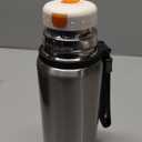 Stainless Steel Insulated Bottle, 20oz with cup Vacuum Insulated Water Bottle, Thermo for Hot Drinks/Cold Drinks,24-Hr Insulation Commute, Travel (Silver)